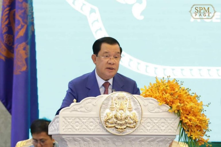 សម្ដេច​តេជោ ហ៊ុន សែន អញ្ជើញ​ក្នុង​ពិធី​ទទួល​វត្ថុ​បុរាណ​ខែ្មរ​ដែល​បាន​ប្រគល់ជូន​ព្រះរាជាណាចក្រ​កម្ពុជា​វិញ​